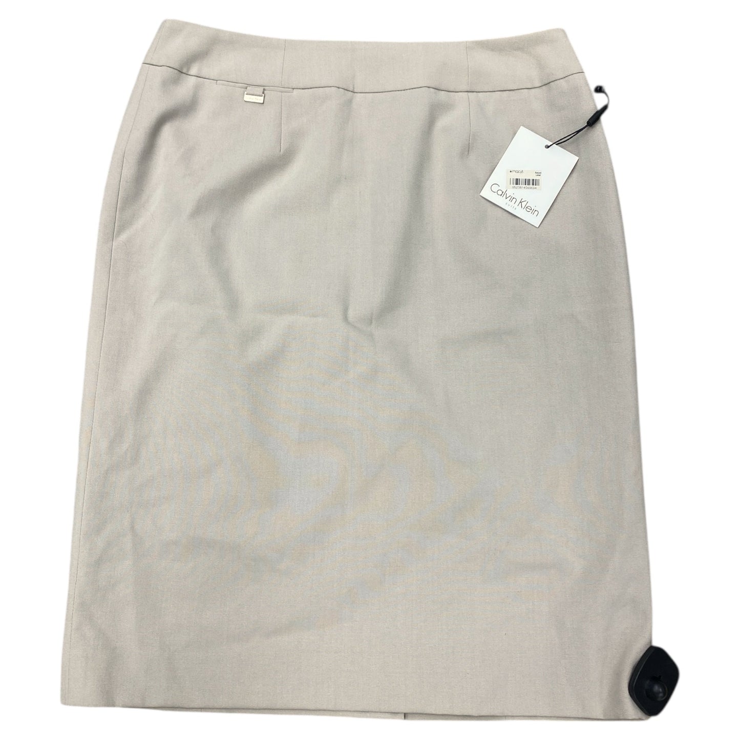 Skirt Midi By Calvin Klein In Tan, Size:8