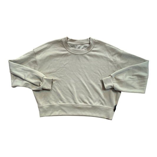Athletic Sweatshirt Crewneck By Lululemon In Tan, Size:6