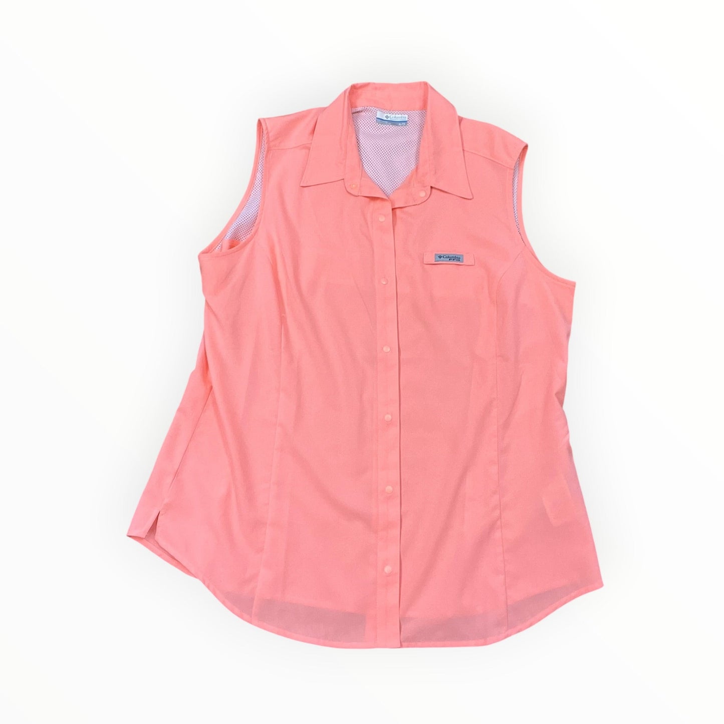 Blouse Sleeveless By Columbia In Orange, Size:Xl