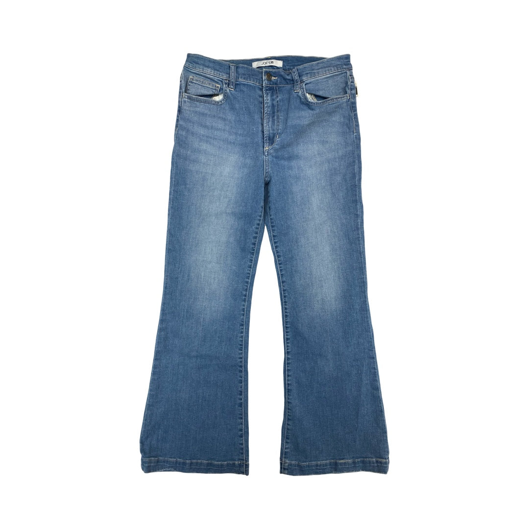 Jeans Flared By Joes Jeans In Blue Denim, Size:12P