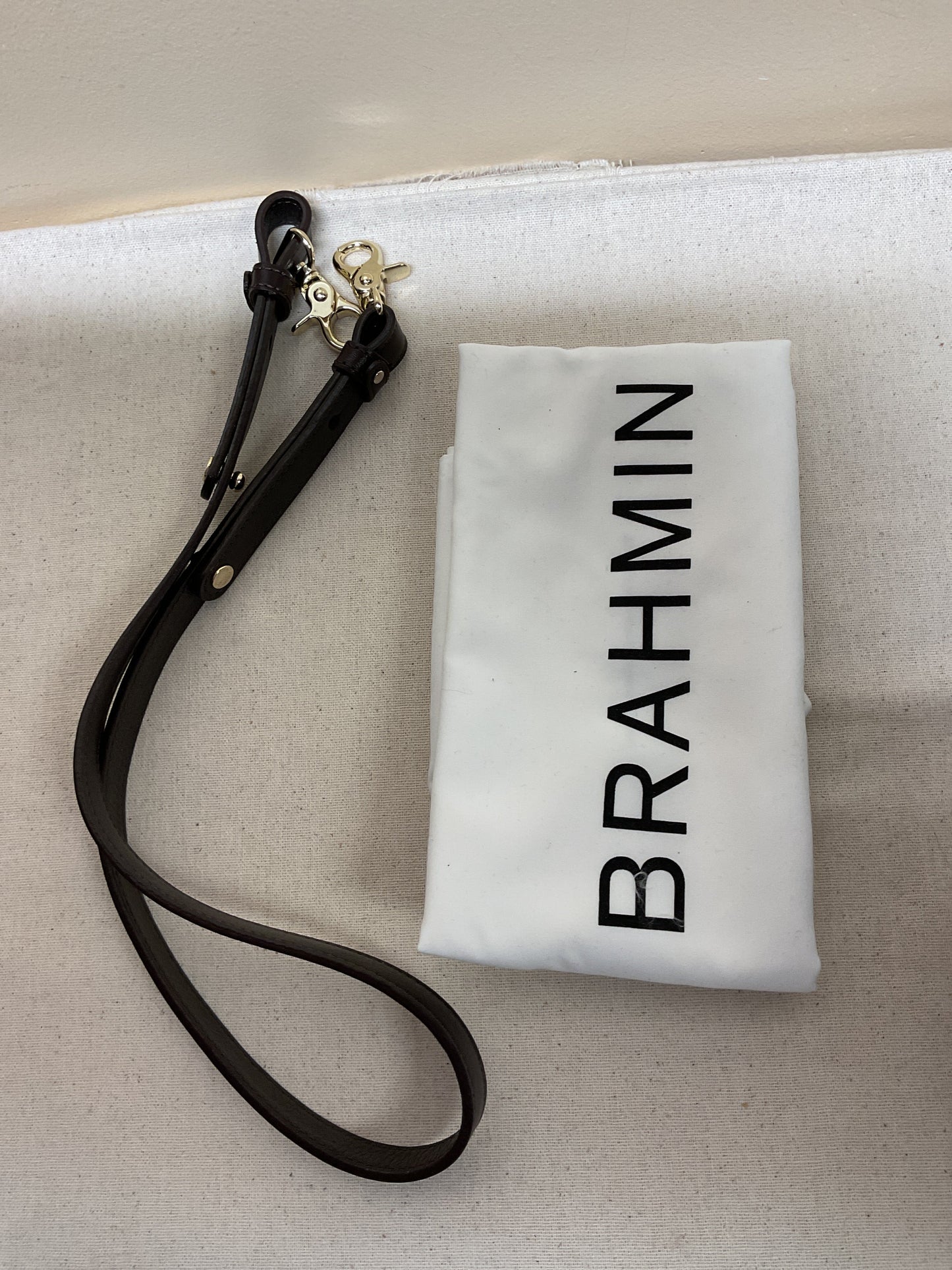 Handbag Designer By Brahmin In Brown, Size:Large