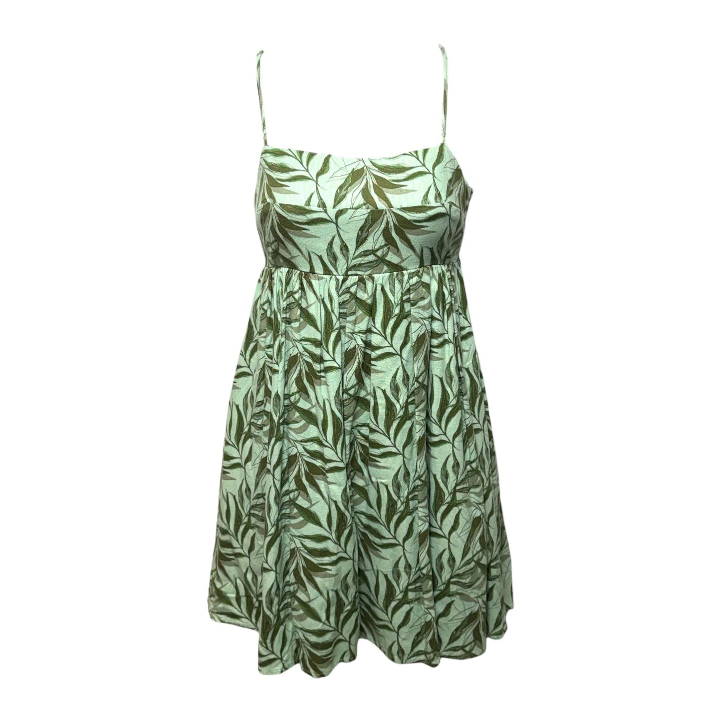 Alice Palm Print Mini Dress By Miami For Francesca’s In Green, Size: XS