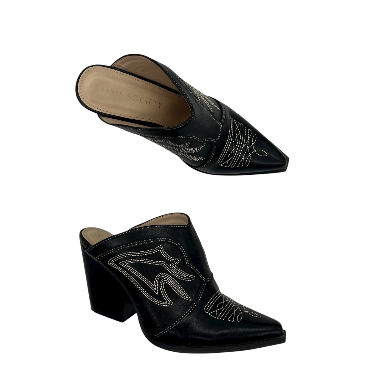 Shoes Heels Block By Oasis Society In Black, Size:9