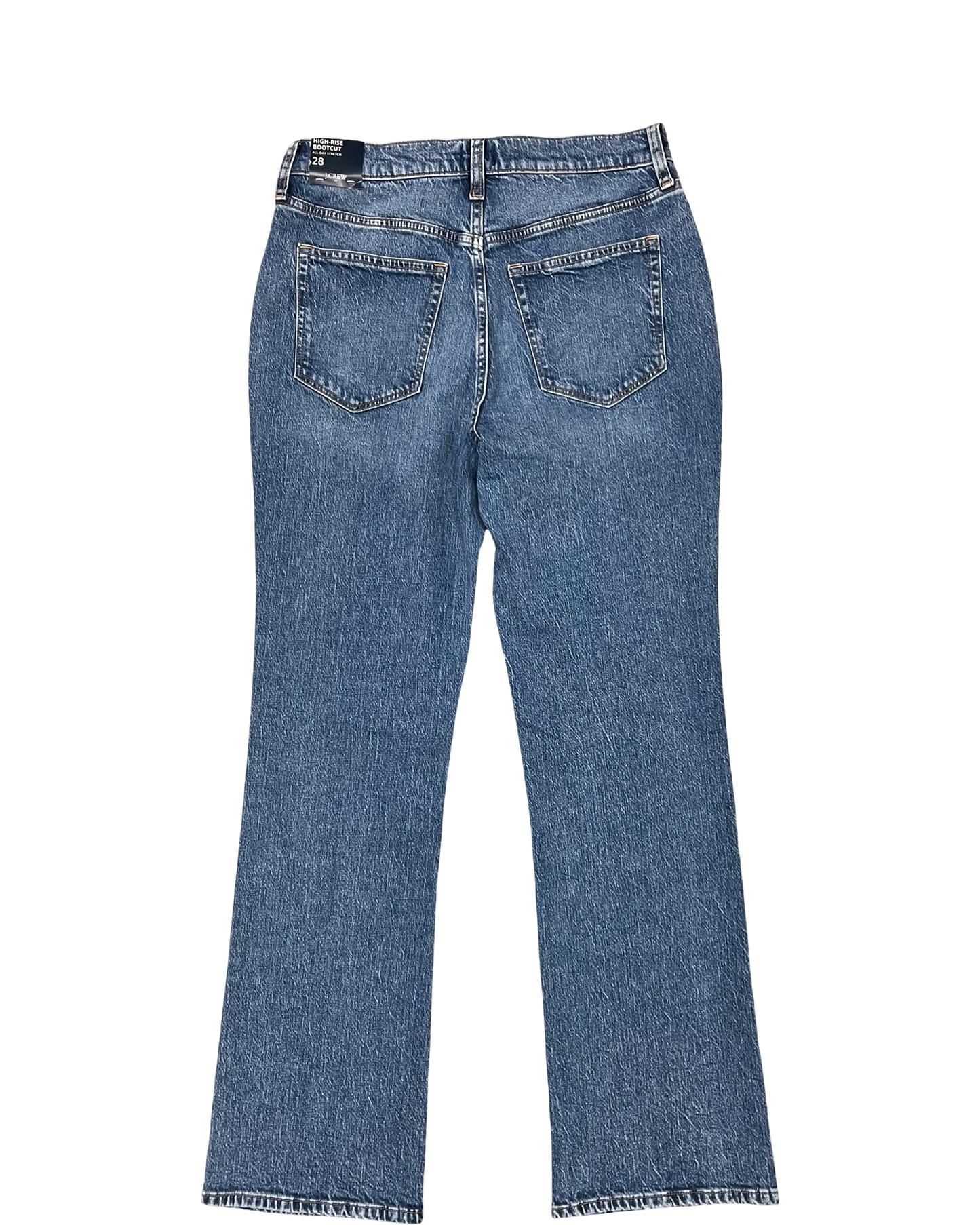 Jeans Boot Cut By J. Crew In Blue Denim, Size:6