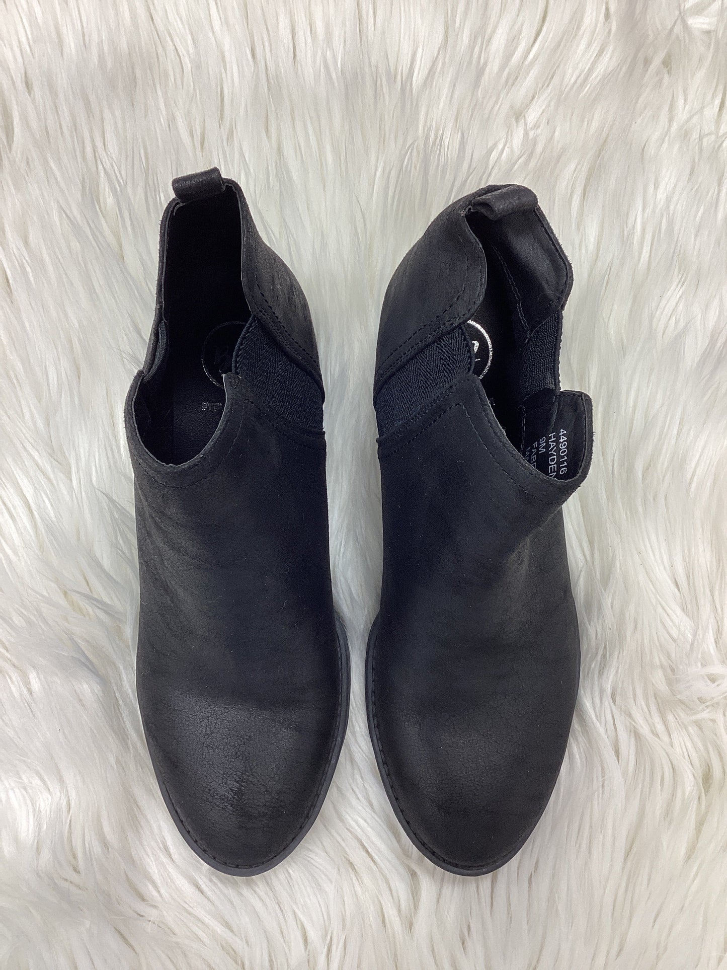 Boots Ankle Heels By Cmc In Black, Size:9