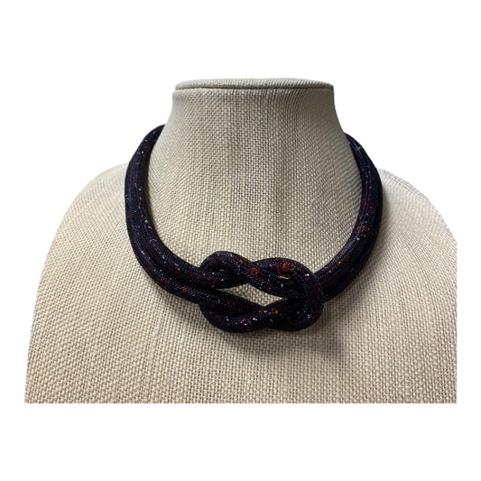 Necklace Designer By Swarovski In Black & Red