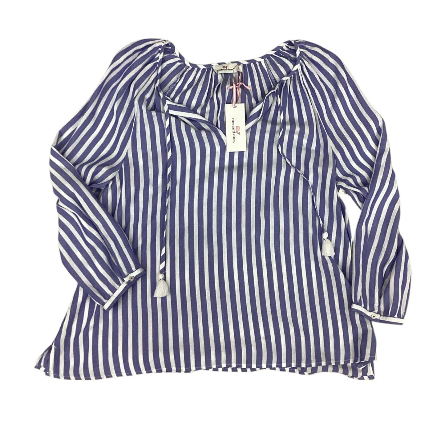 Top Ls By Vineyard Vines In Striped Pattern, Size:M