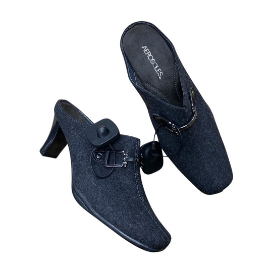 Shoes Heels Block By Aerosoles In Grey, Size:8.5