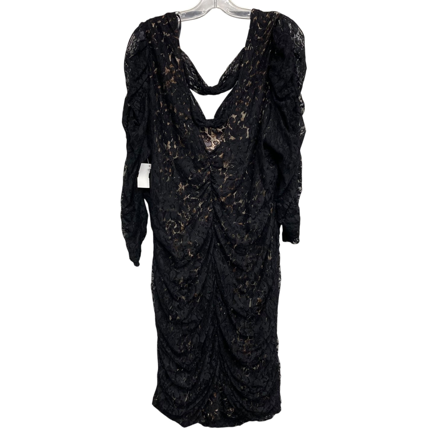 Dress Party Midi By Torrid In Black, Size:4X