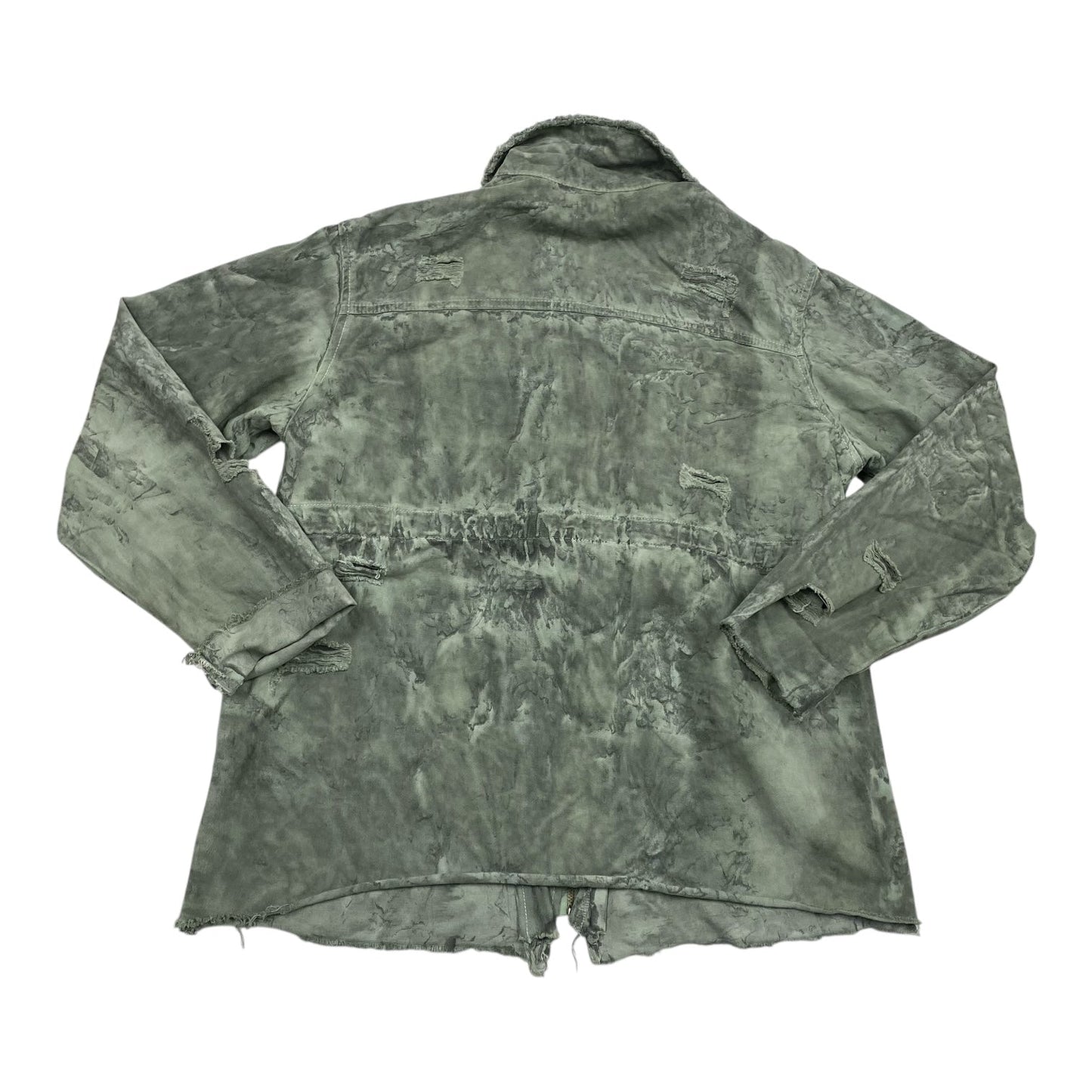 Jacket Shirt By Pol In Green, Size:M