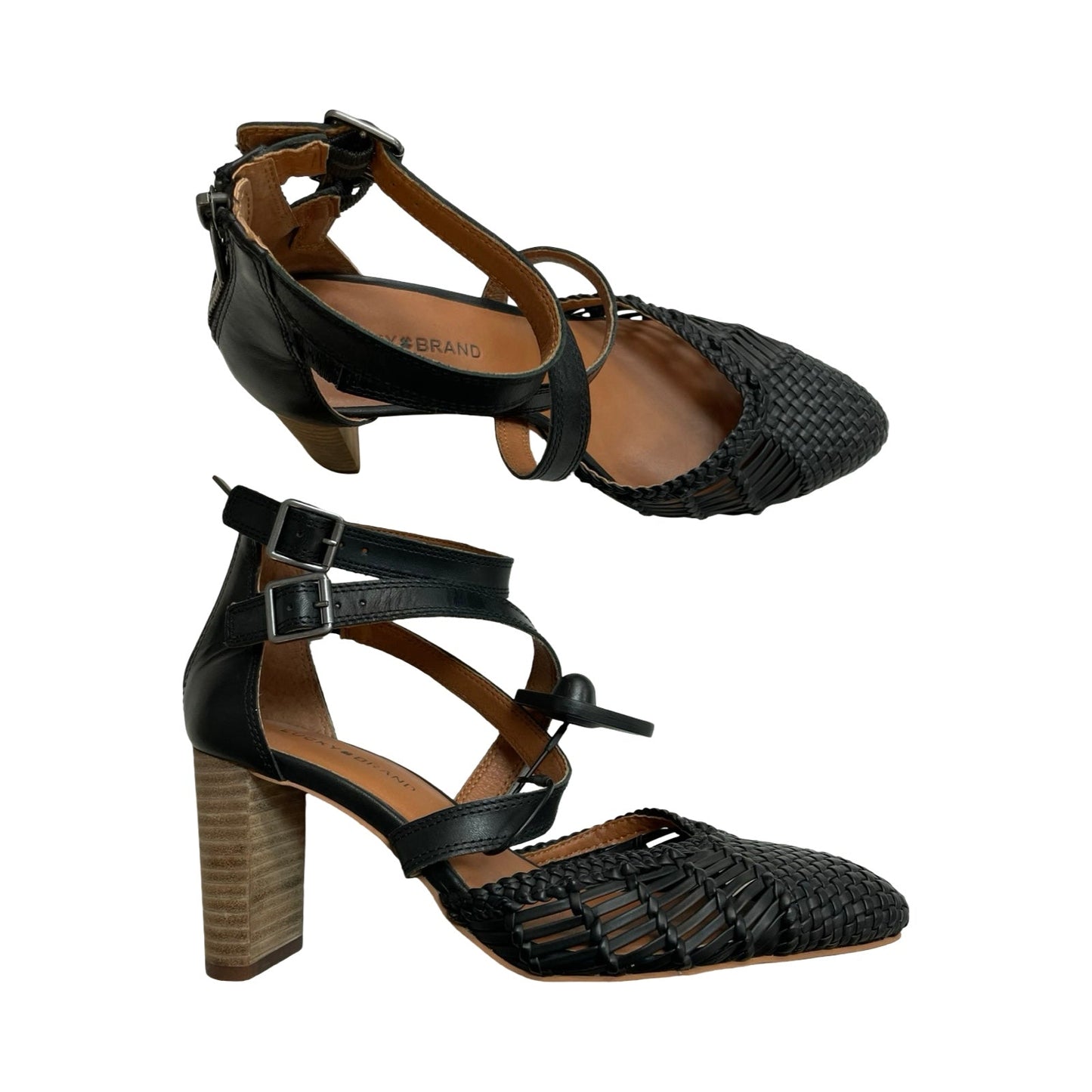 Shoes Heels Block By Lucky Brand In Black, Size:7.5