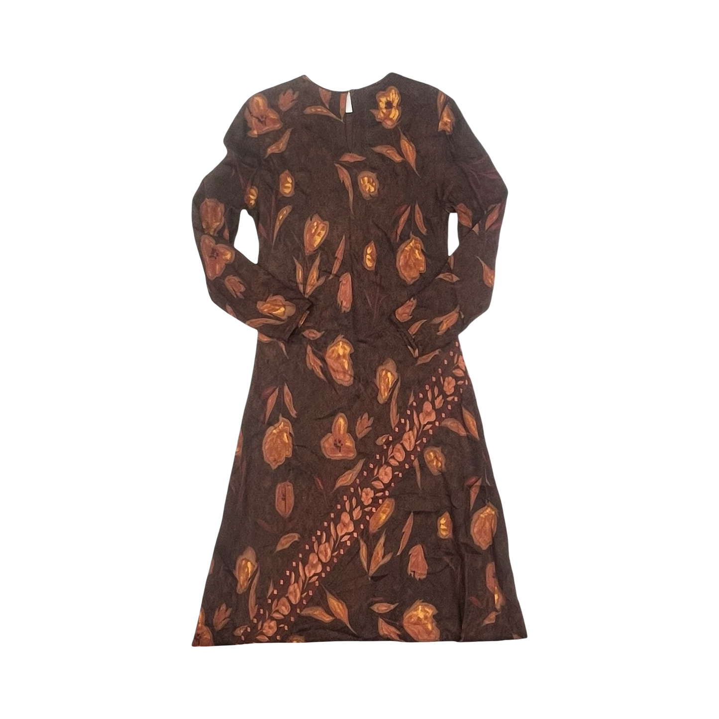 Dress Party Long By Kay Unger In Brown, Size:14