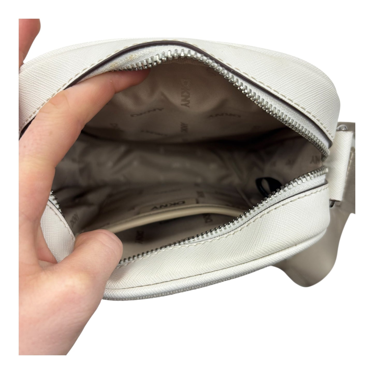 Crossbody By Dkny In Tan, Size:Small