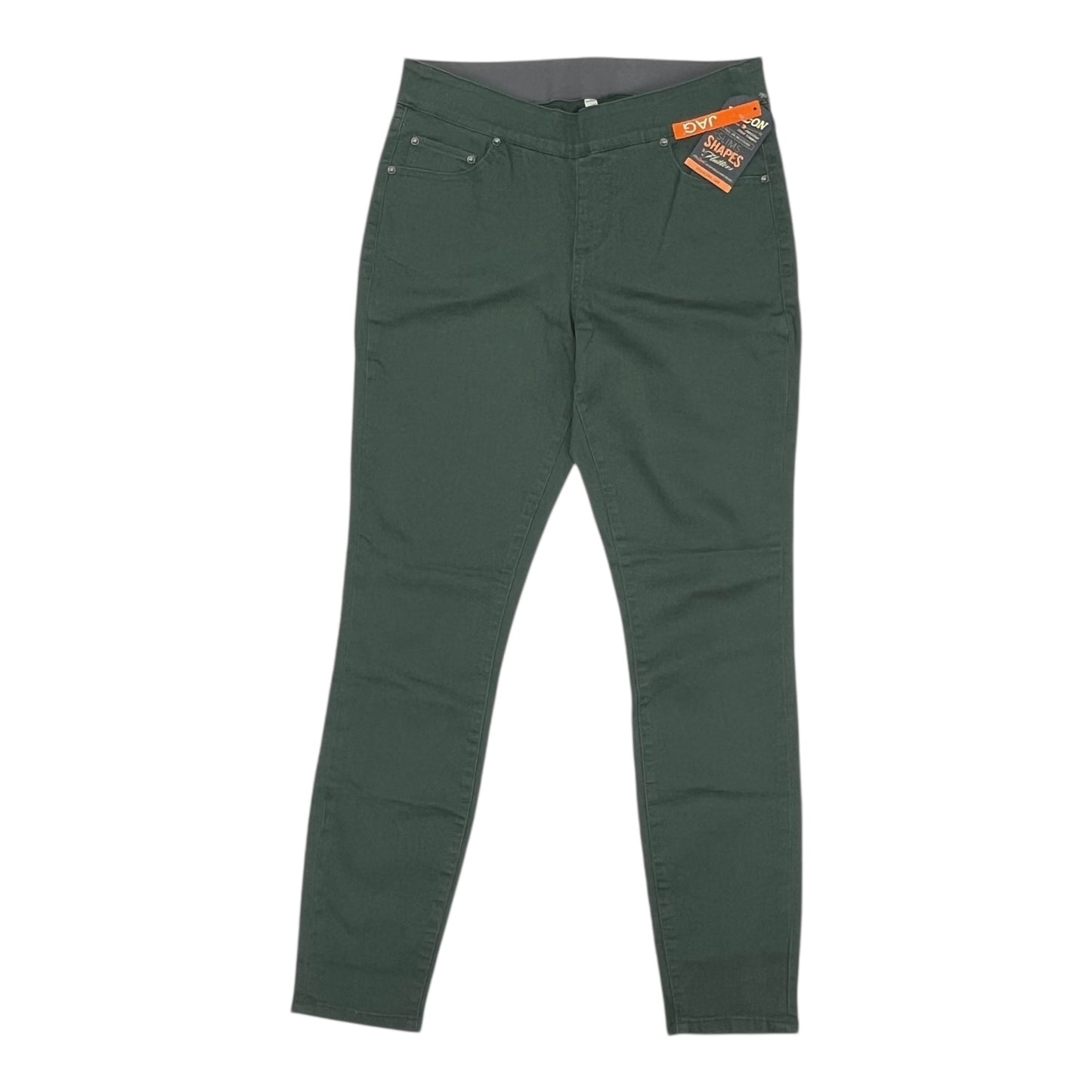 Jeans Skinny By Jag In Green Denim, Size:8