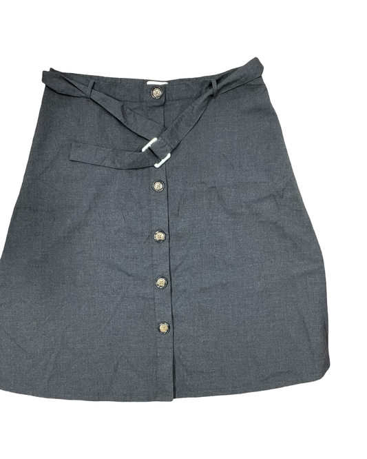 Skirt Midi By Ava & Viv In Grey, Size:1X