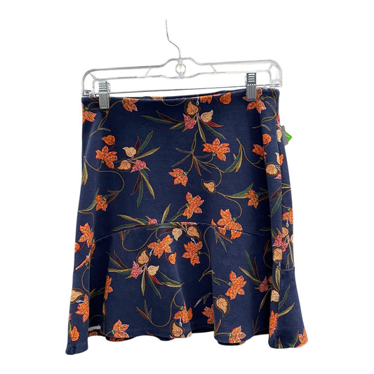 Skirt Mini & Short By Loft In Blue & Orange, Size:2P