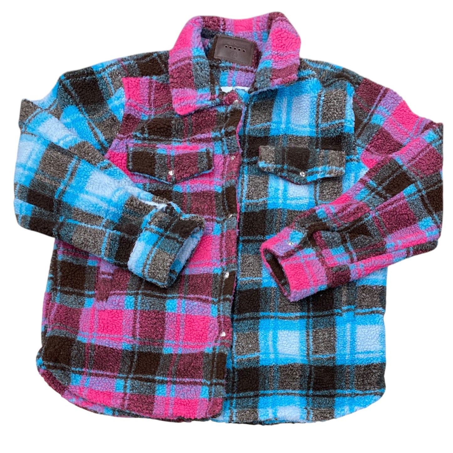 Coat Faux Fur & Sherpa By Blanknyc In Multi, Size:L