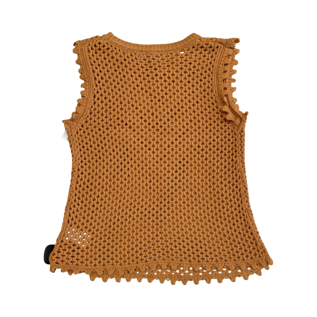 Top Sleeveless By Another Love In Orange, Size:Xs