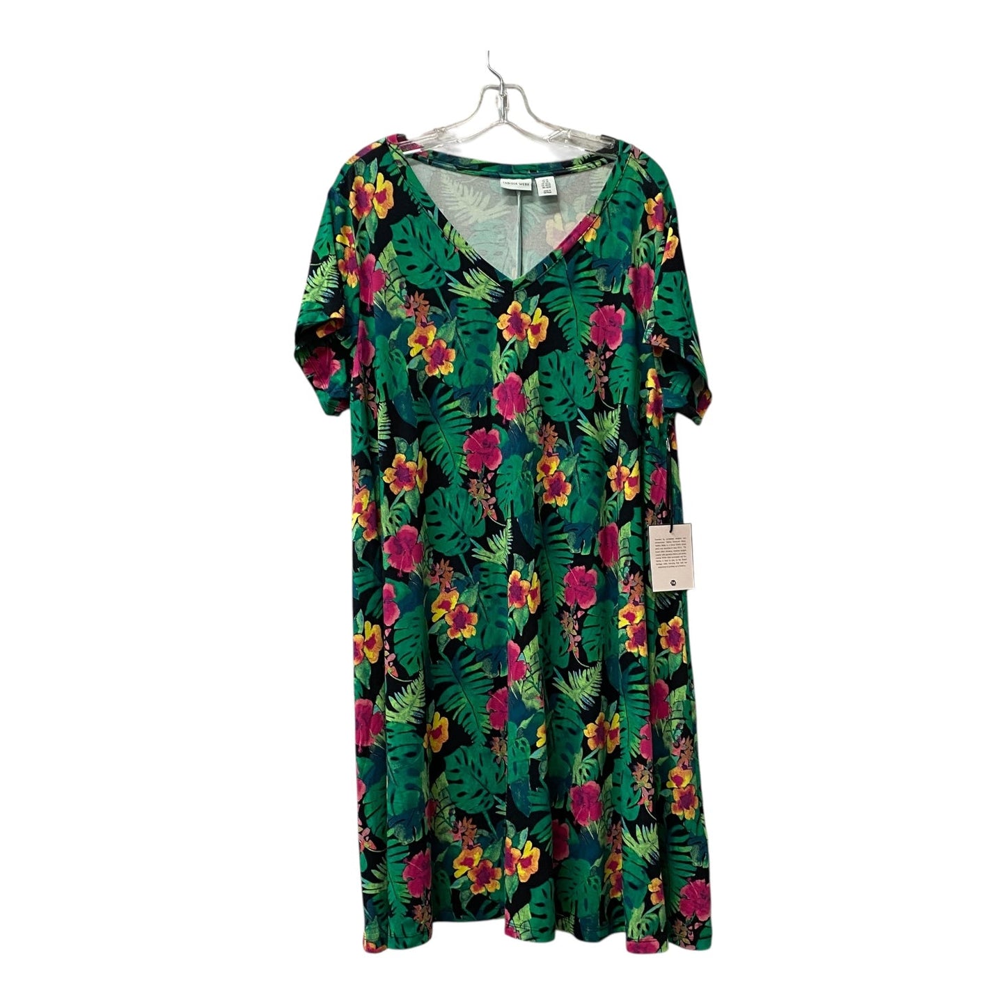 Dress Casual Short By Tabitha WebbIn Green, Size:2X