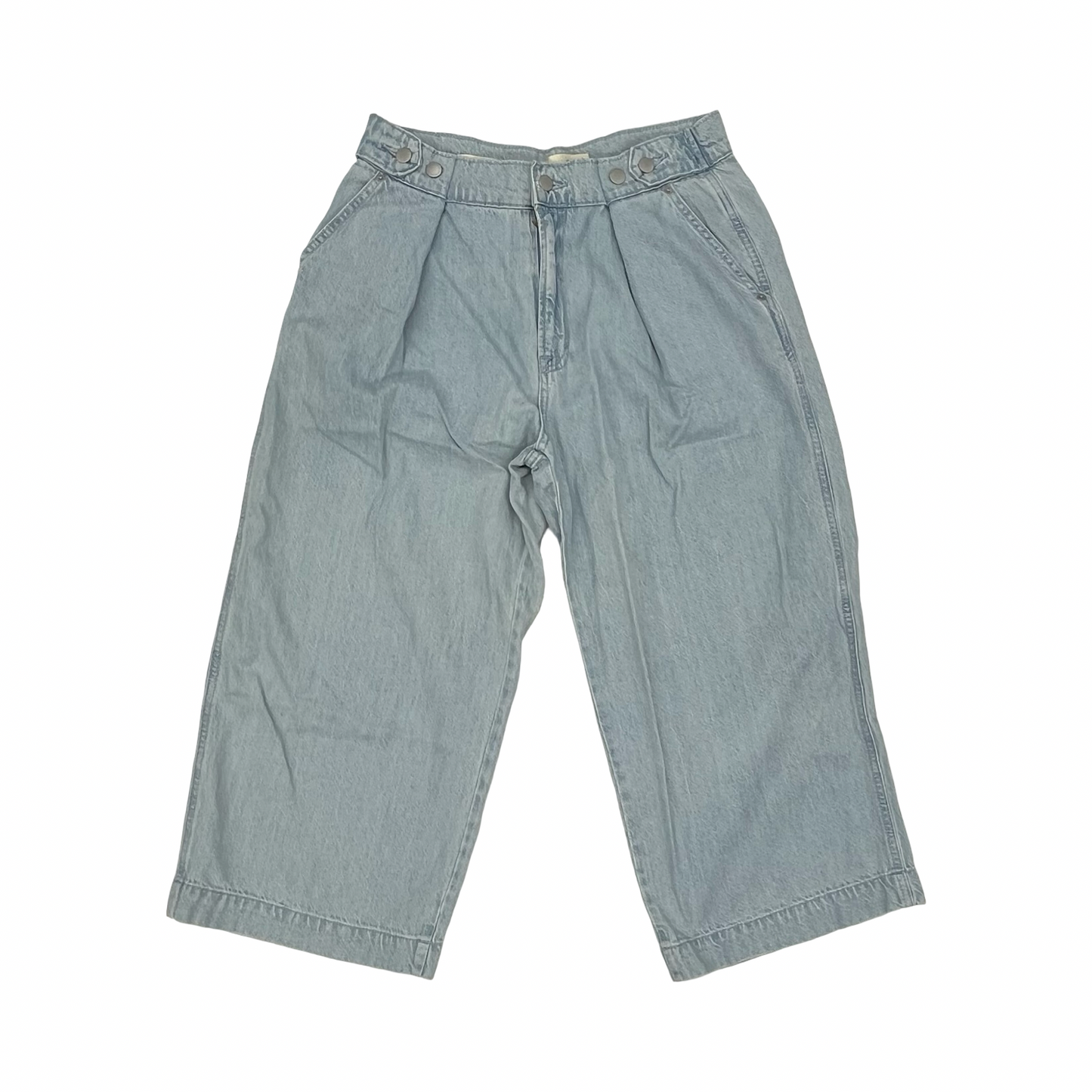 Jeans Cropped By Universal Thread In Blue Denim, Size:8