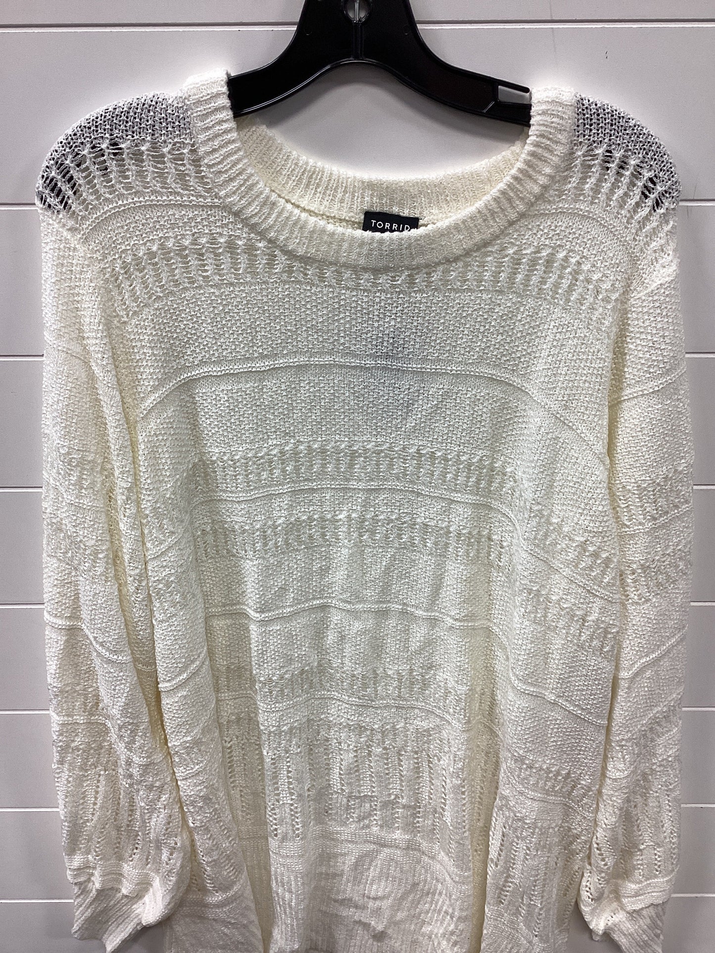 Top Ls By Torrid In White, Size:4X