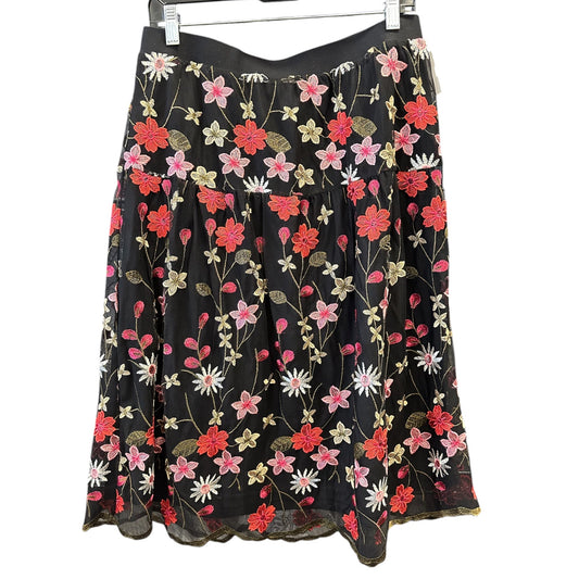 Skirt Midi By Linea By Louis Dellolio In Floral Print, Size:M