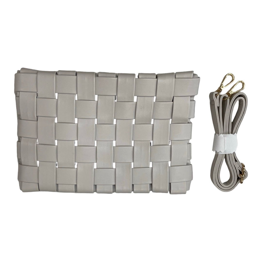 Handbag By Anthropologie In Cream, Size:Small