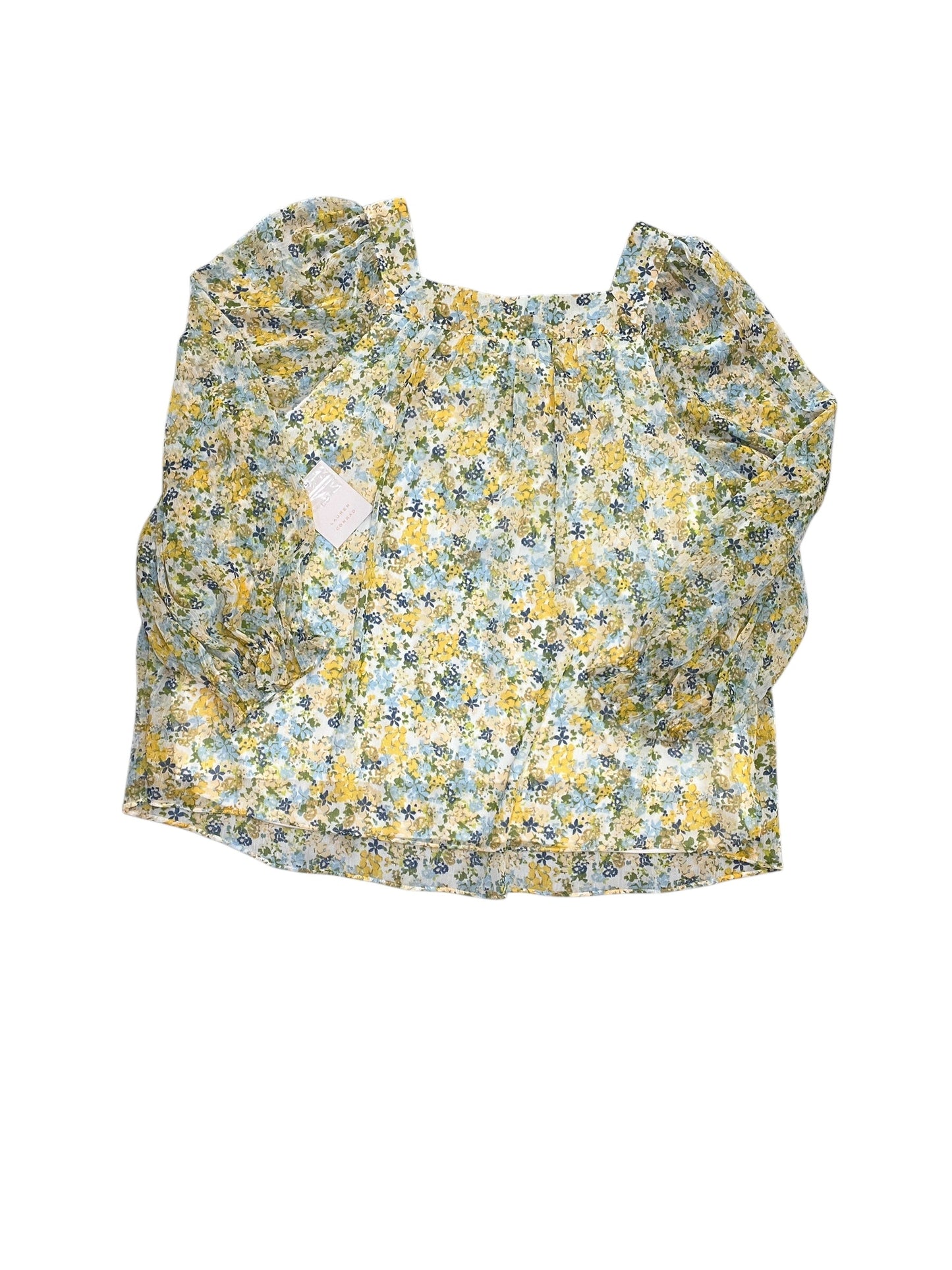 Blouse Ls By Lc Lauren Conrad In Floral Print, Size:Xl