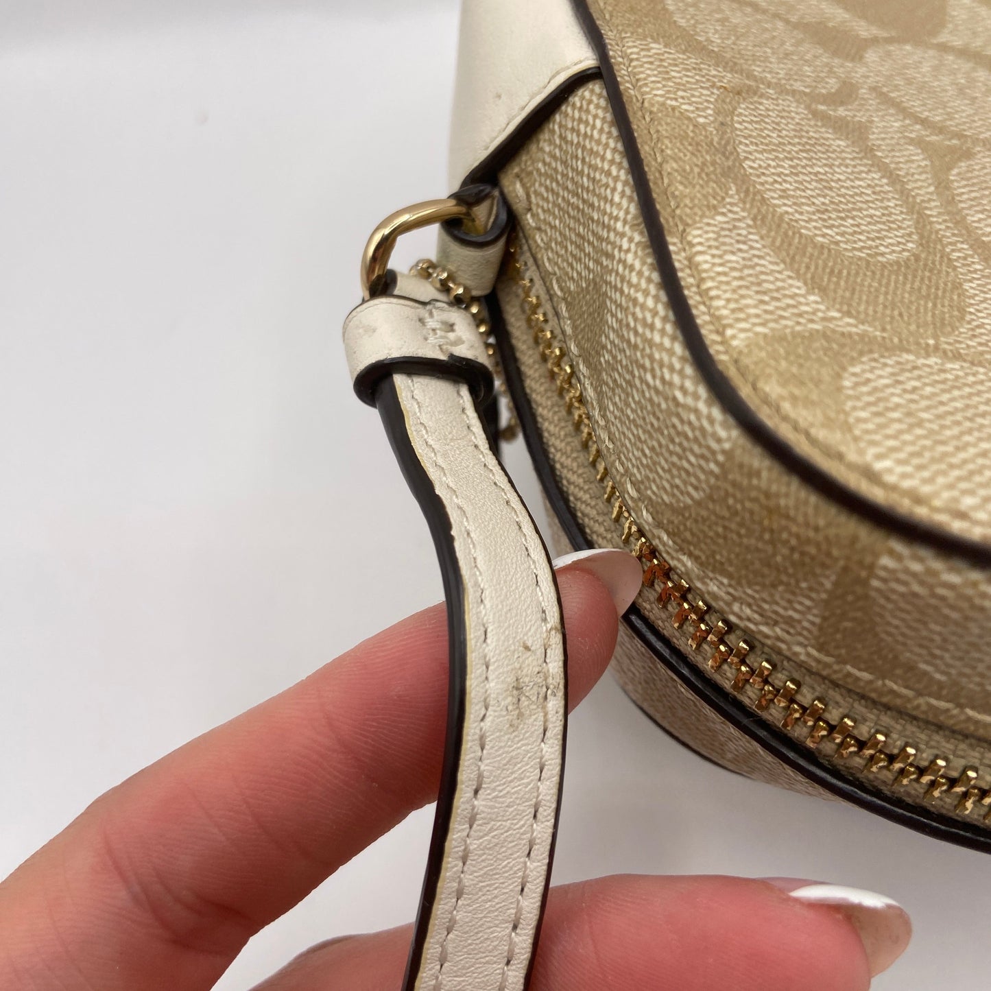 Crossbody Designer By Coach, Size: Small