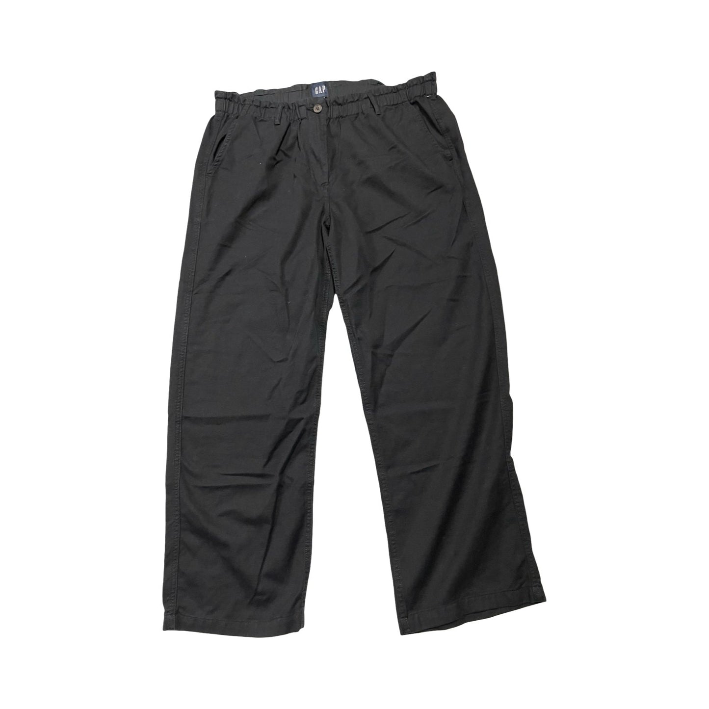 Pants Wide Leg By Gap In Black, Size:Xl