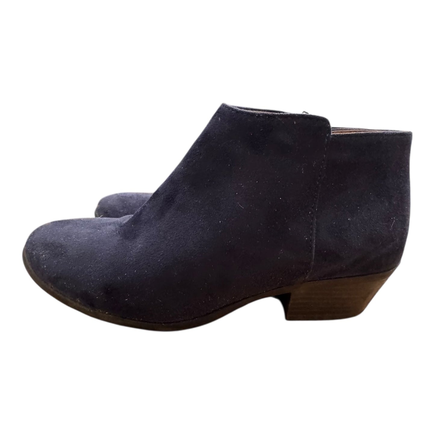 Boots Ankle Flats By Soda In Blue, Size:8