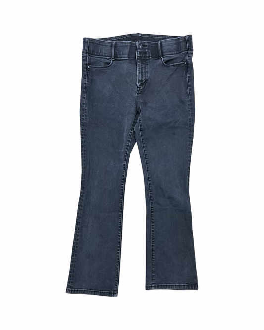 Jeans Boot Cut By Apt 9 In Black Denim, Size:14