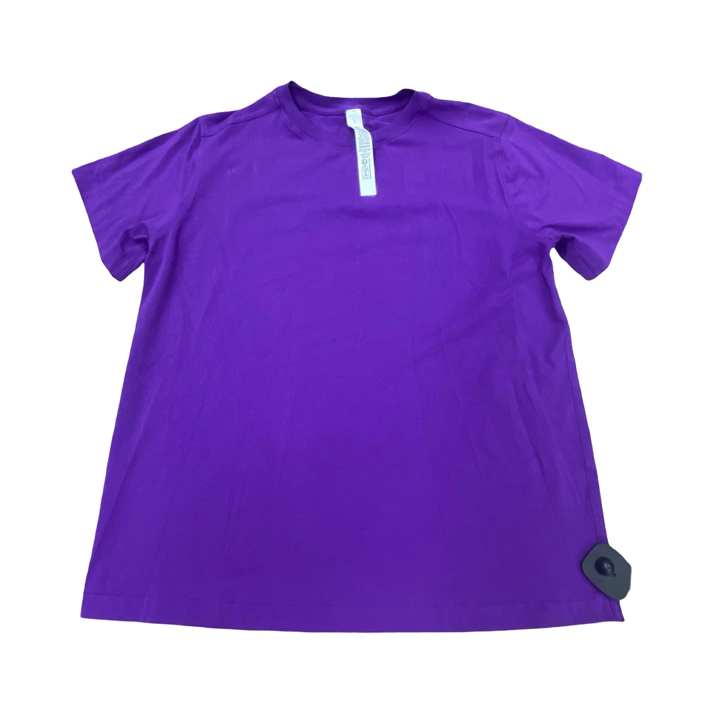 Athletic Top Ss By Lululemon In Purple, Size:S