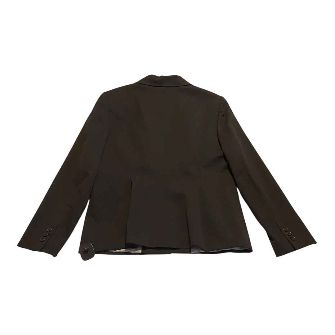 Blazer By Tahari By Arthur Levine In Grey, Size:14