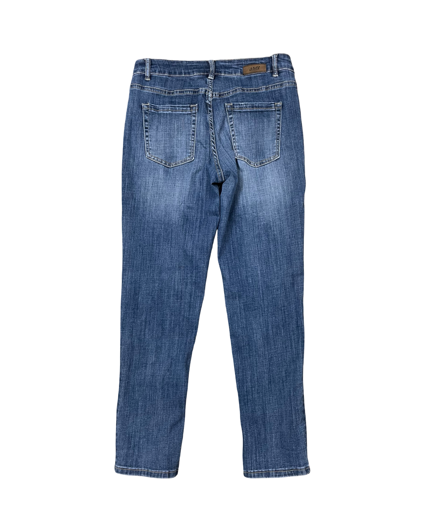 Jeans Boot Cut By Jag In Blue Denim, Size:10