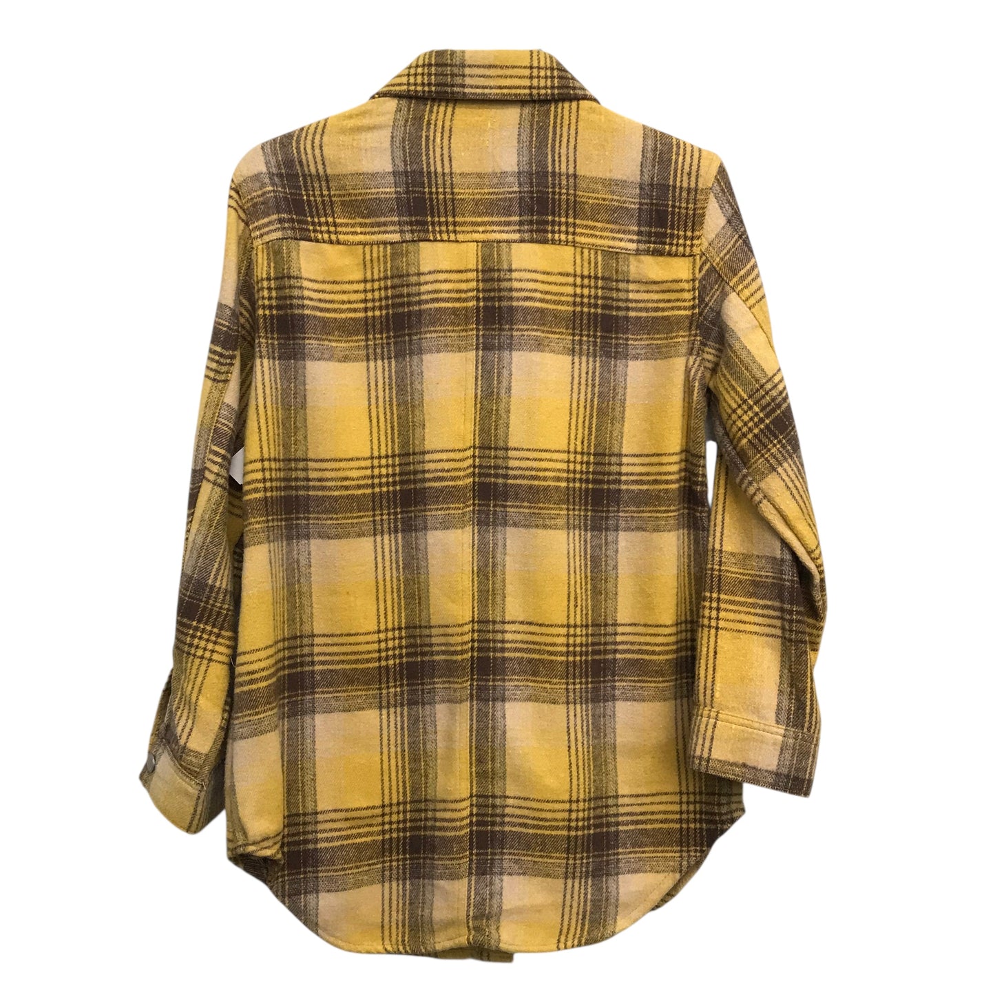 Jacket Shirt By LTX In Yellow, Size:S