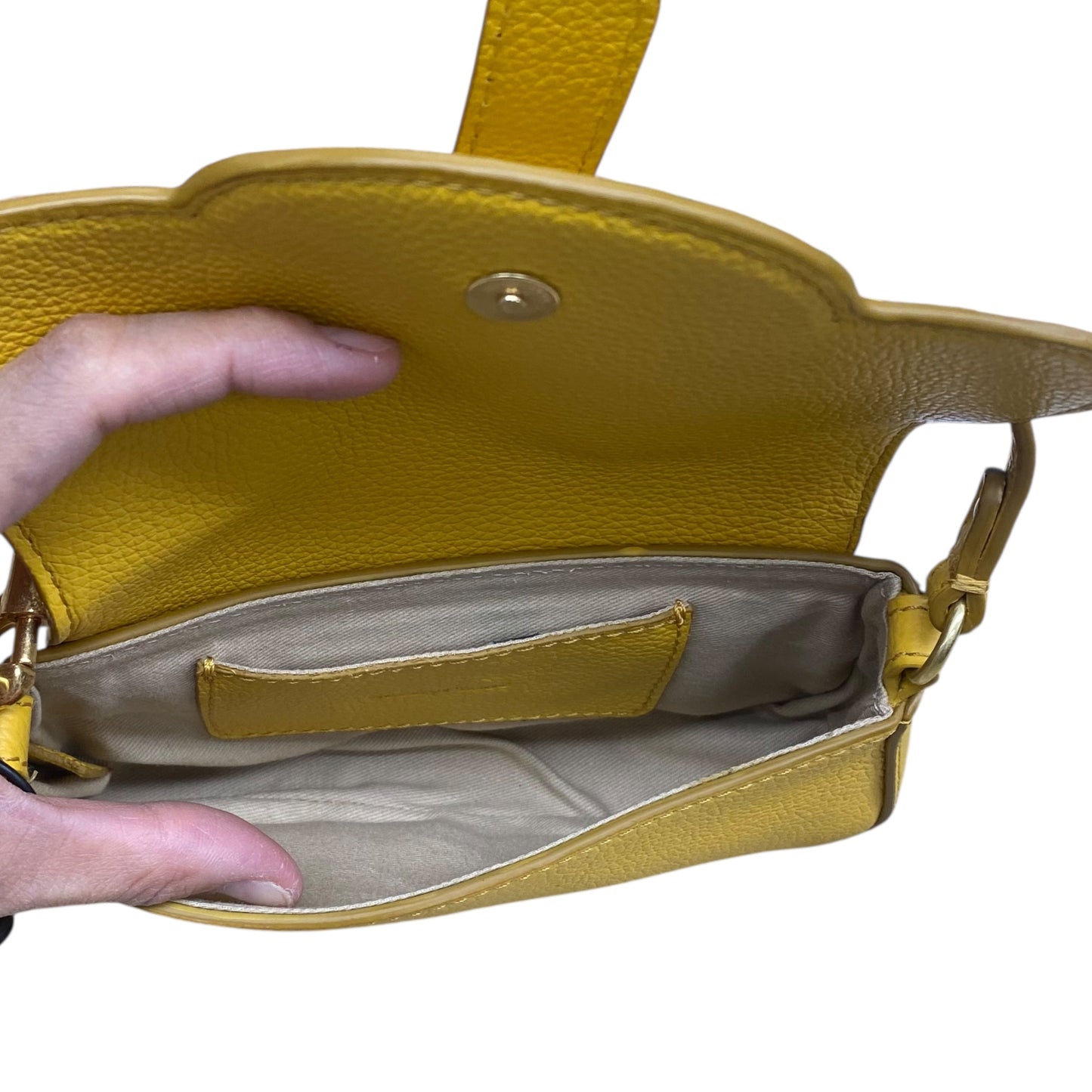 Handbag Designer By See By Chloe In Yellow, Size:Small