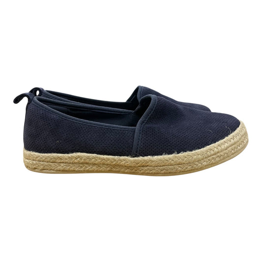 Shoes Flats By Clarks In Blue & Cream, Size:7.5