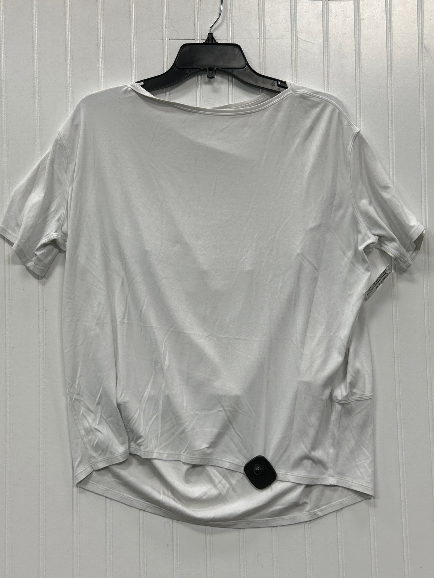 Athletic Top Ss By Lululemon In White, Size:L