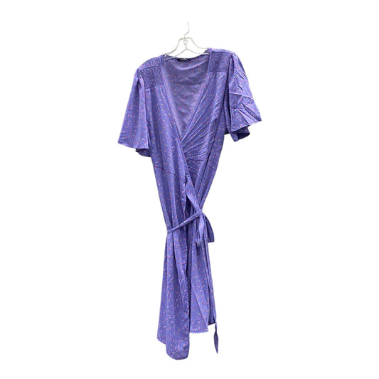 Dress Casual Midi By Bloomchik In Purple, Size:1X