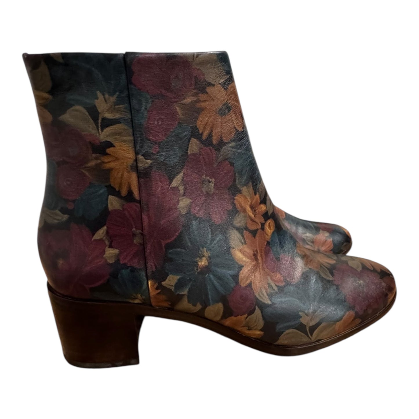 Boots Designer By Patricia Nash In Floral Print, Size:6.5