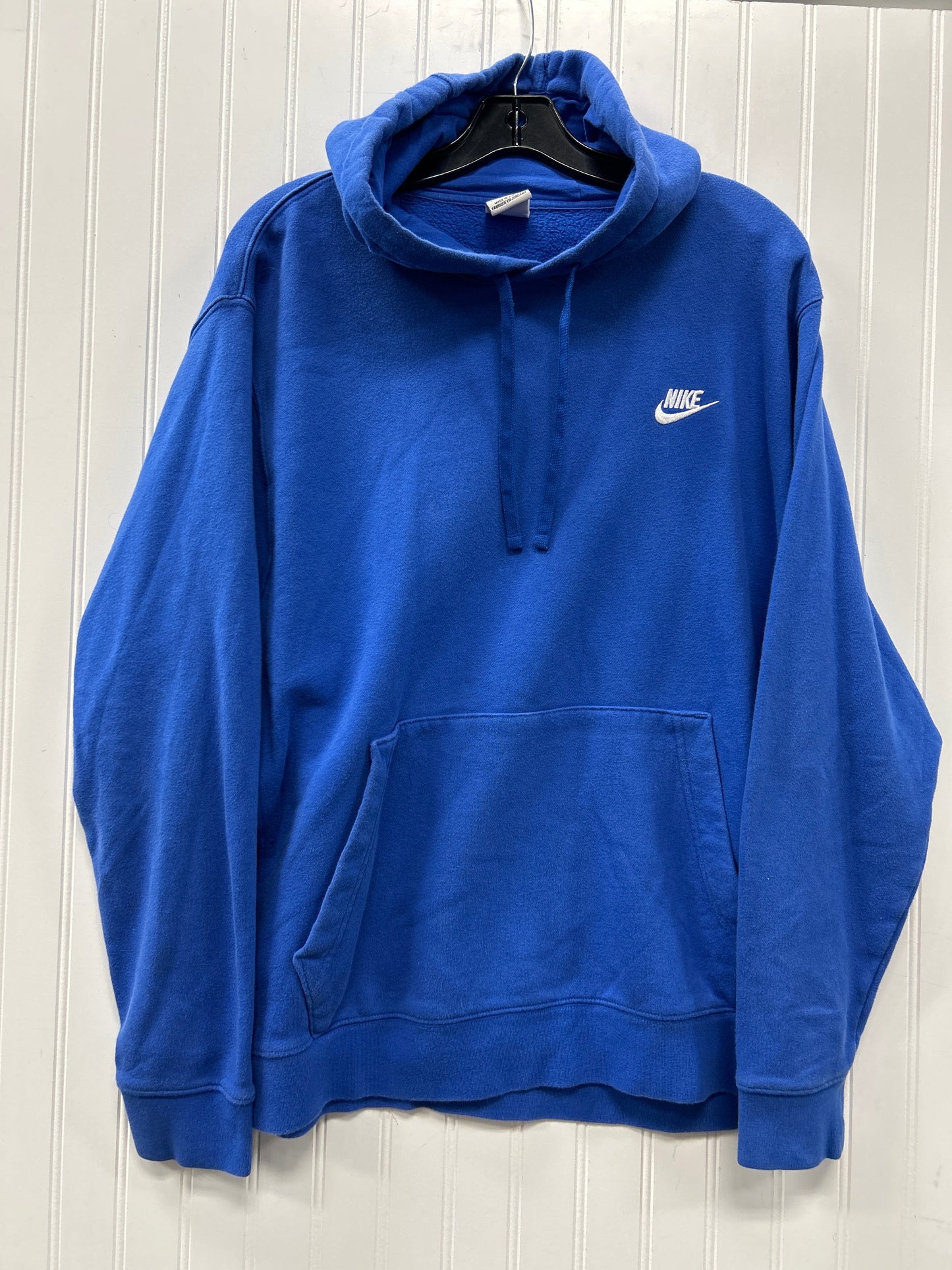 Sweatshirt Hoodie By Nike Apparel In Blue, Size:Xl