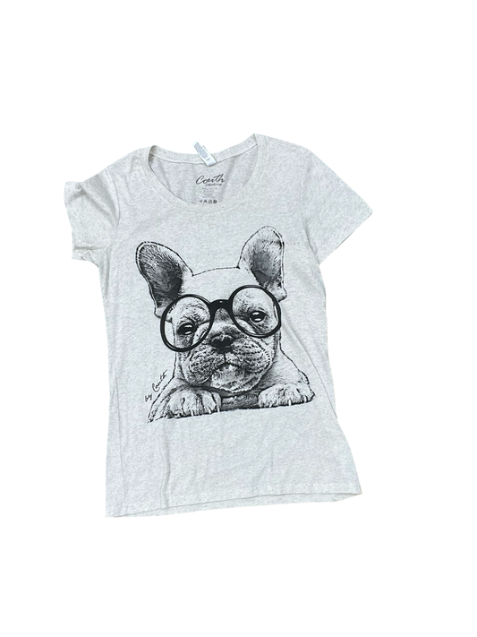 Top Ss By Bella + Canvas In Grey, Size:L