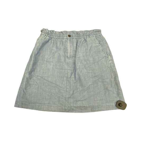 Skirt Mini & Short By J. Crew In Blue Denim, Size:10