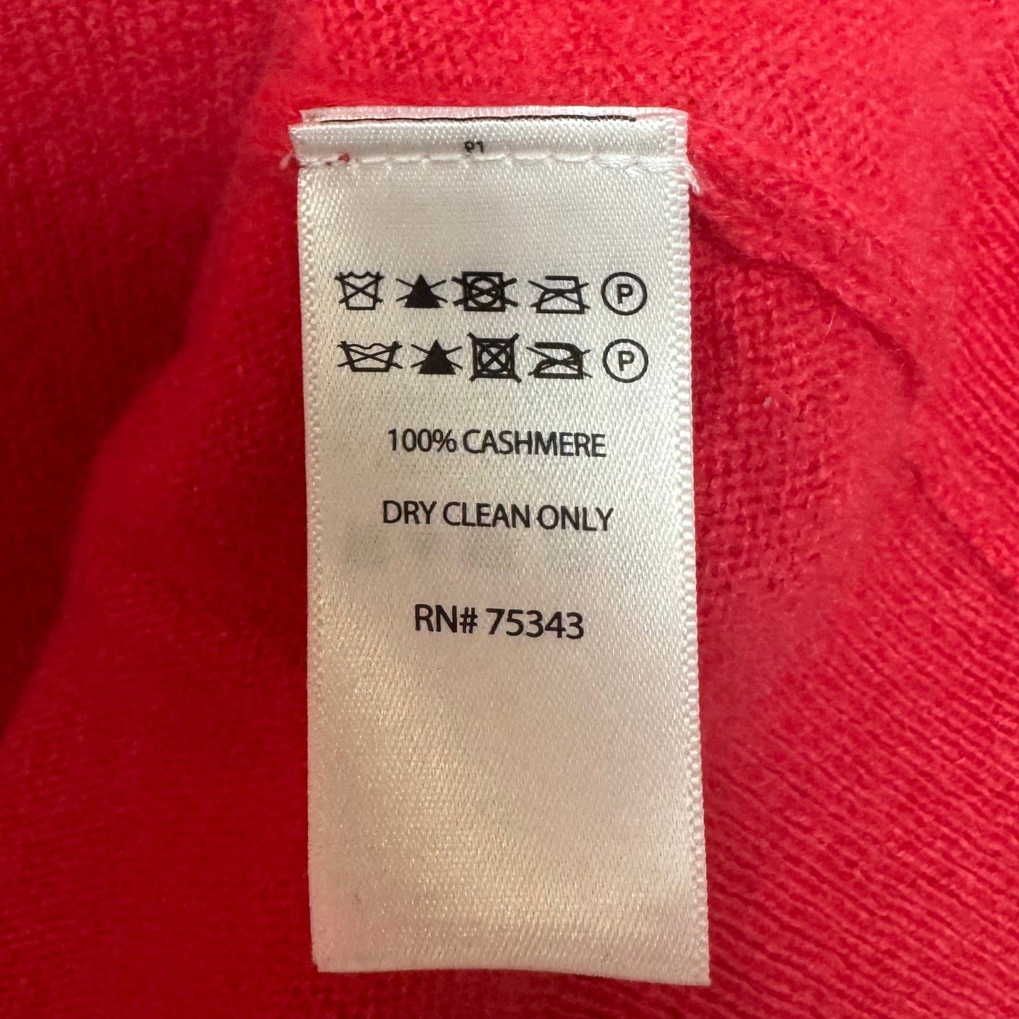 Sweater Cashmere By Tahari In Coral, Size: L