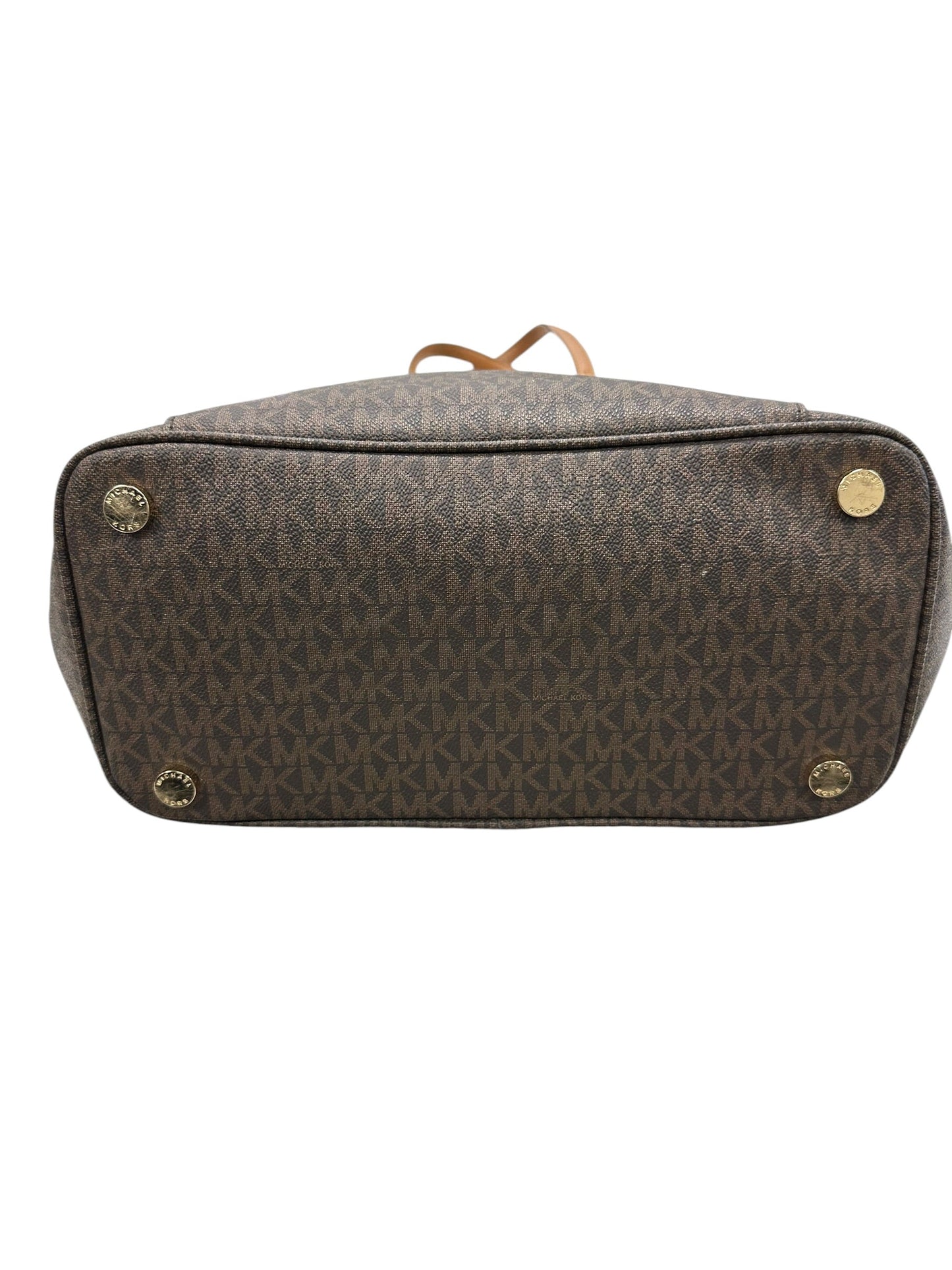 Handbag Designer By Michael Kors In Brown, Size:Medium