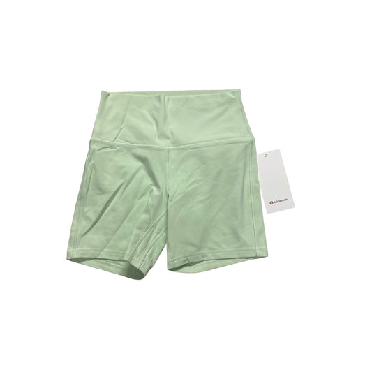 Athletic Shorts By Lululemon In Green, Size:8