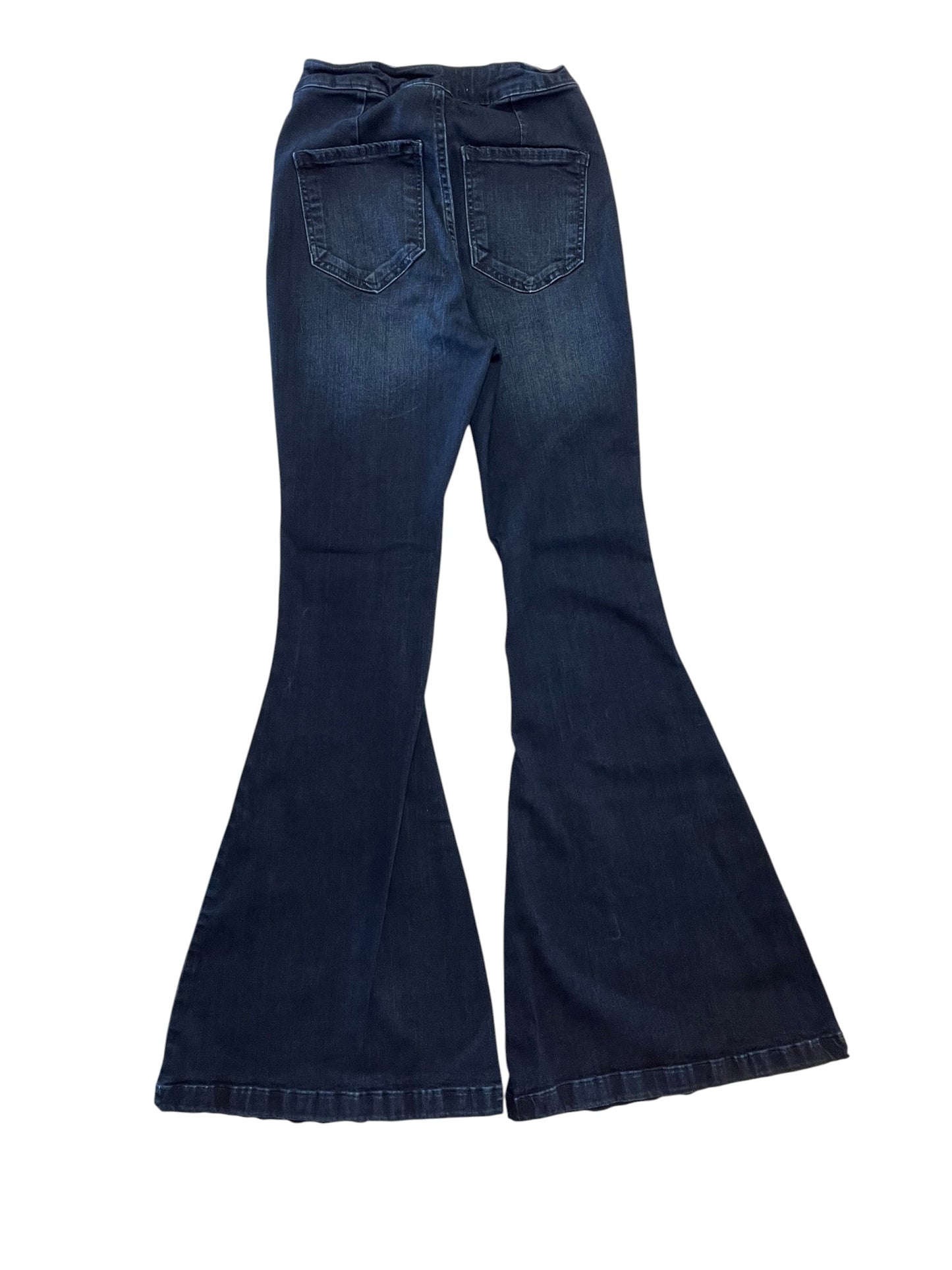 Jeans Flared By Kancan In Blue Denim, Size:4