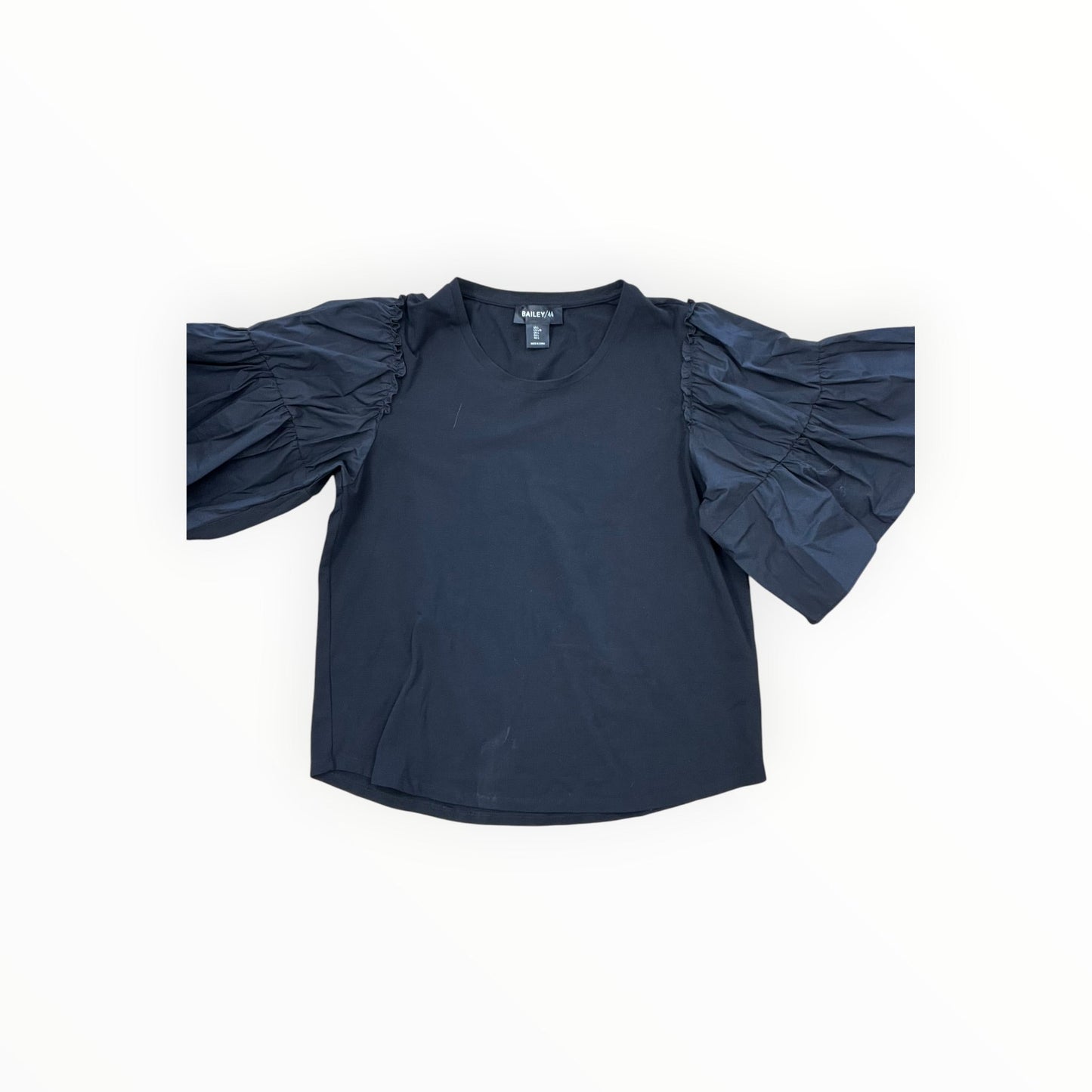 Top 3/4 Sleeve By Bailey 44 In Black, Size:L