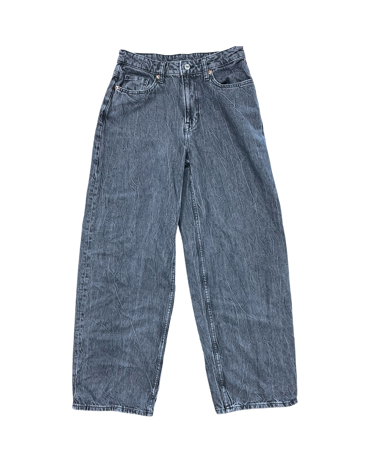 Jeans Straight By Clothes Mentor In Grey, Size:6